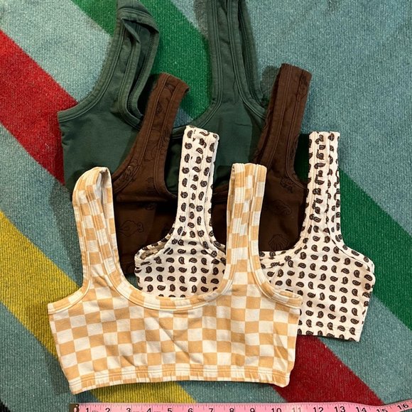 ARQ Wide Strap Bra - Checkered - Size Small (LISTING FOR SINGLE BRA) - Picture 4 of 4